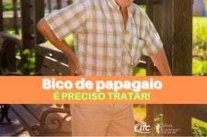 Pessoa com a mão nas costas indicando dor