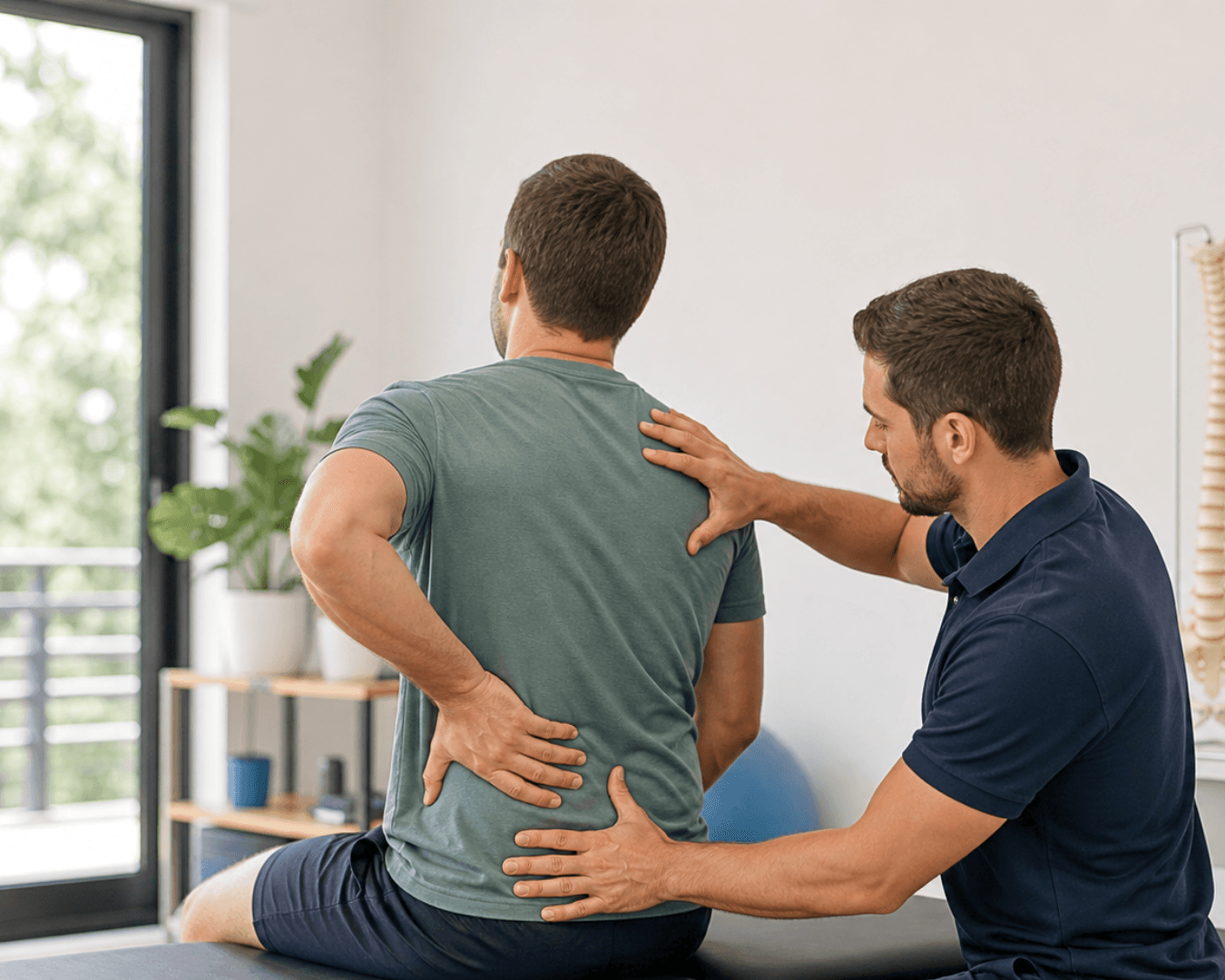 Avaliação de dor lombar persistente em clínica de fisioterapia para coluna em Jundiaí.